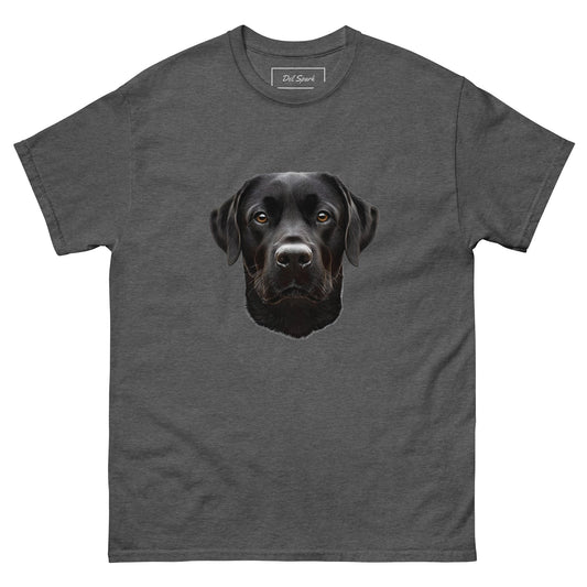 Black Labrador Unisex Classic T-shirt - Delspark print-on-demand t-shirt