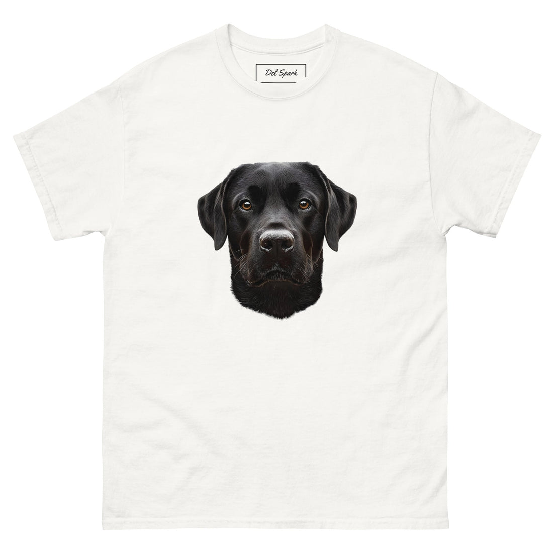 Black Labrador Unisex Classic T-shirt - Delspark print-on-demand t-shirt