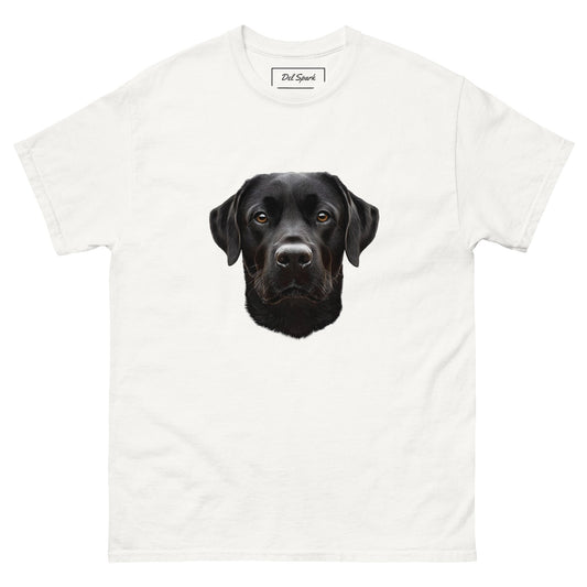 Black Labrador Unisex Classic T-shirt - Delspark print-on-demand t-shirt